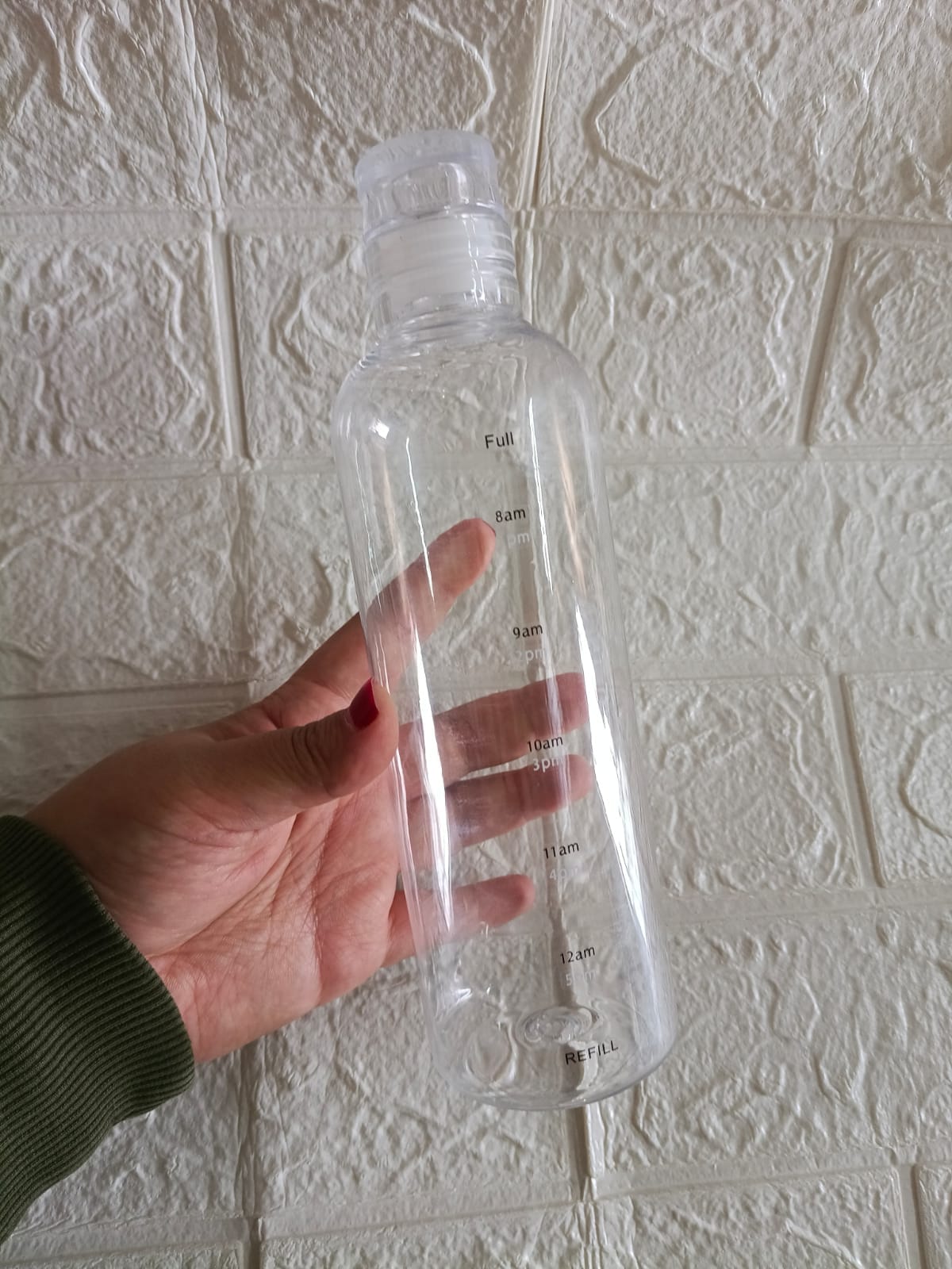 BOTELLA PARA AGUA DE 500 ML EN TONO TRANSPARENTE - 2