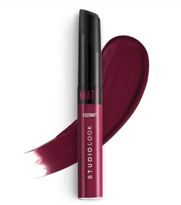 LABIAL LÍQUIDO MATE BURGUNDY STUDIO LOOK 6 ML CYZONE - 1