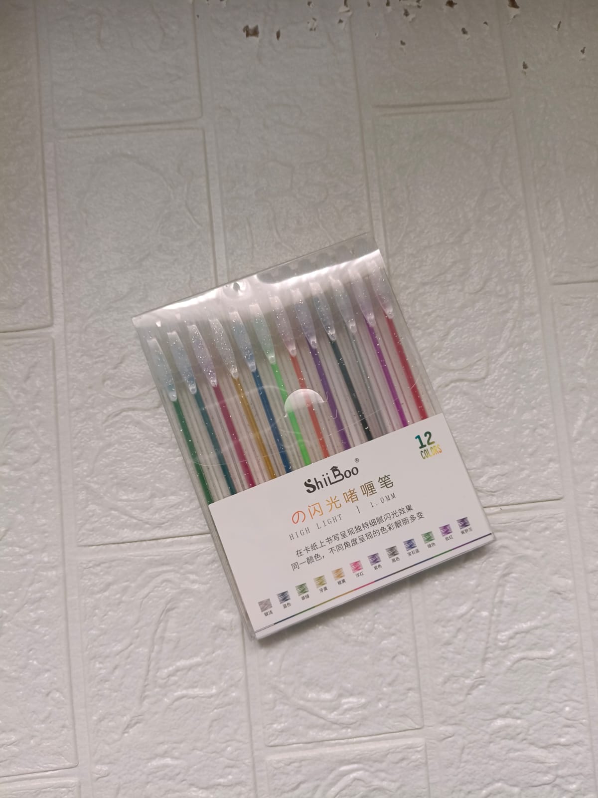 LAPICEROS GLITTER MULTICOLOR X 12 UND - 1