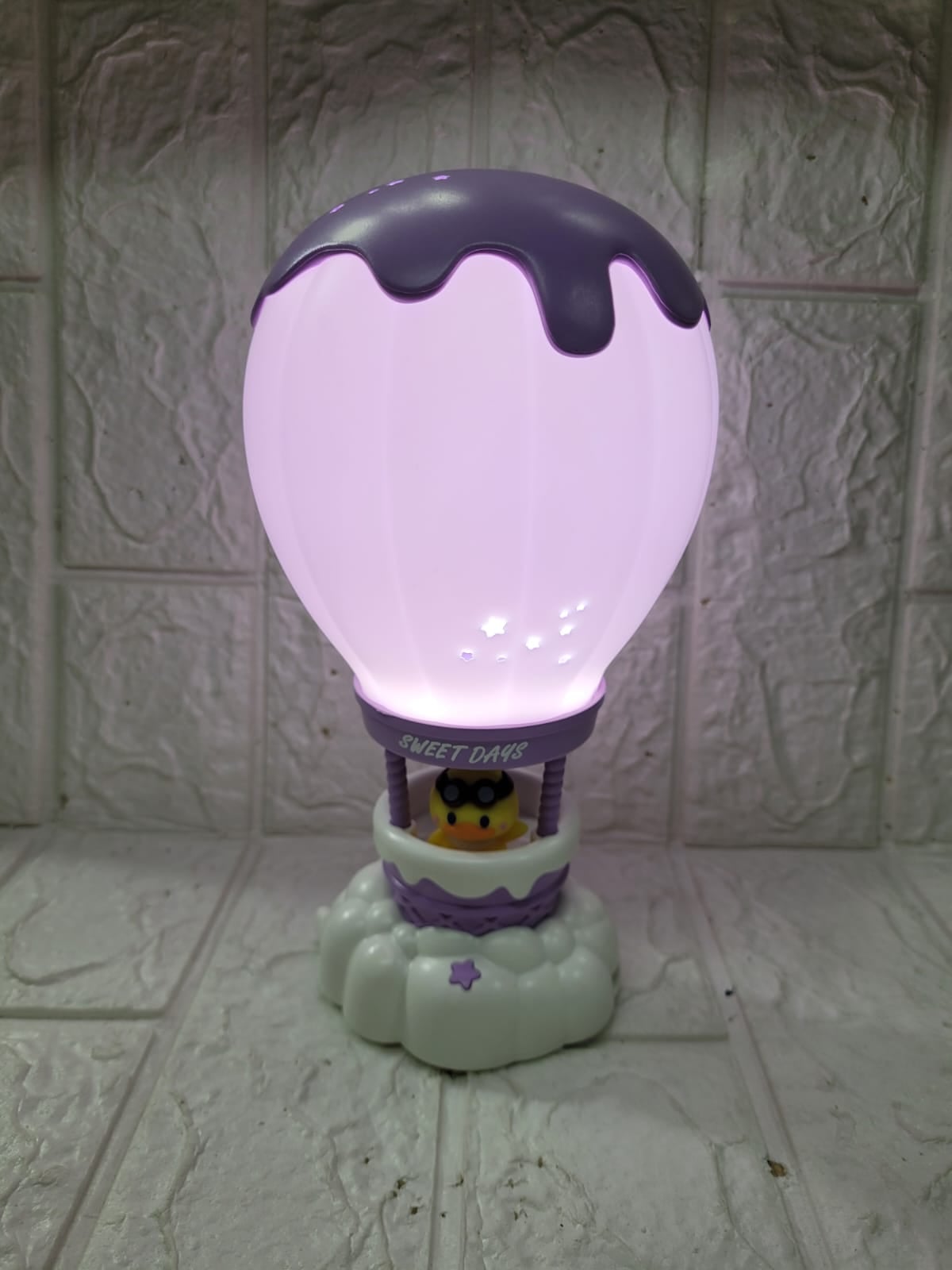 LAMPARA GLOBO LILA - 2
