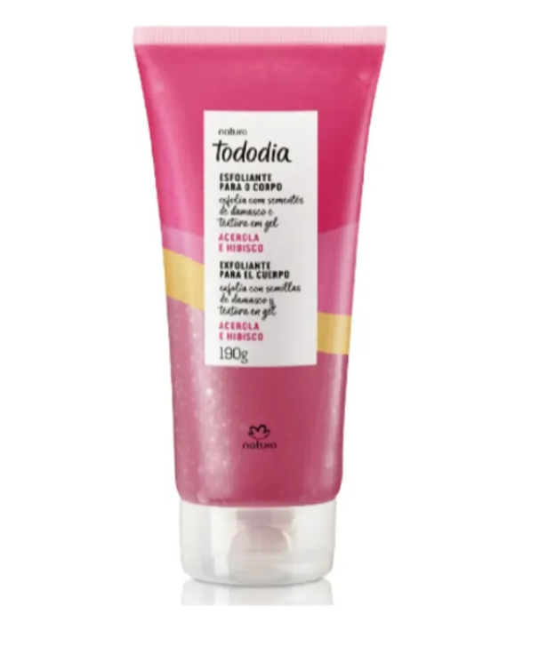 GEL EXFOLIANTE ACEROLA E HIBISCO TODODIA - 1