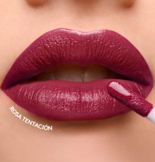 LABIAL LÍQUIDO COLORFIX DUO TATTOO ÉSIKA ROSA TENTACION - 1