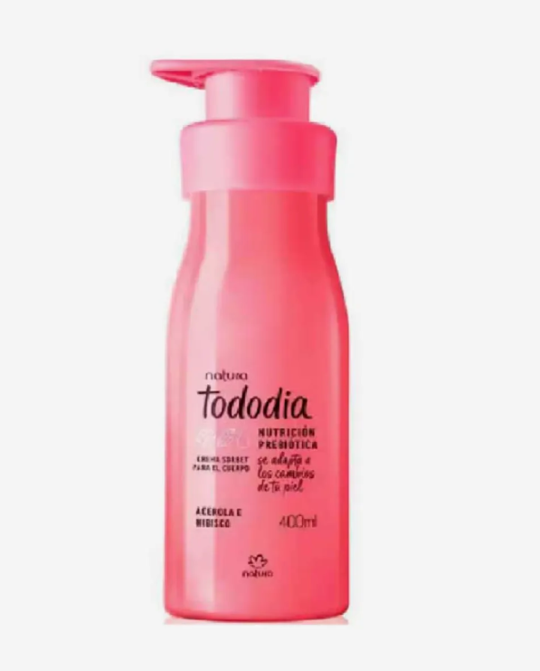 TODODIA ACEROLA E HIBISCO CREMA NUTRITIVA PARA EL CUERPO 400ML - 1