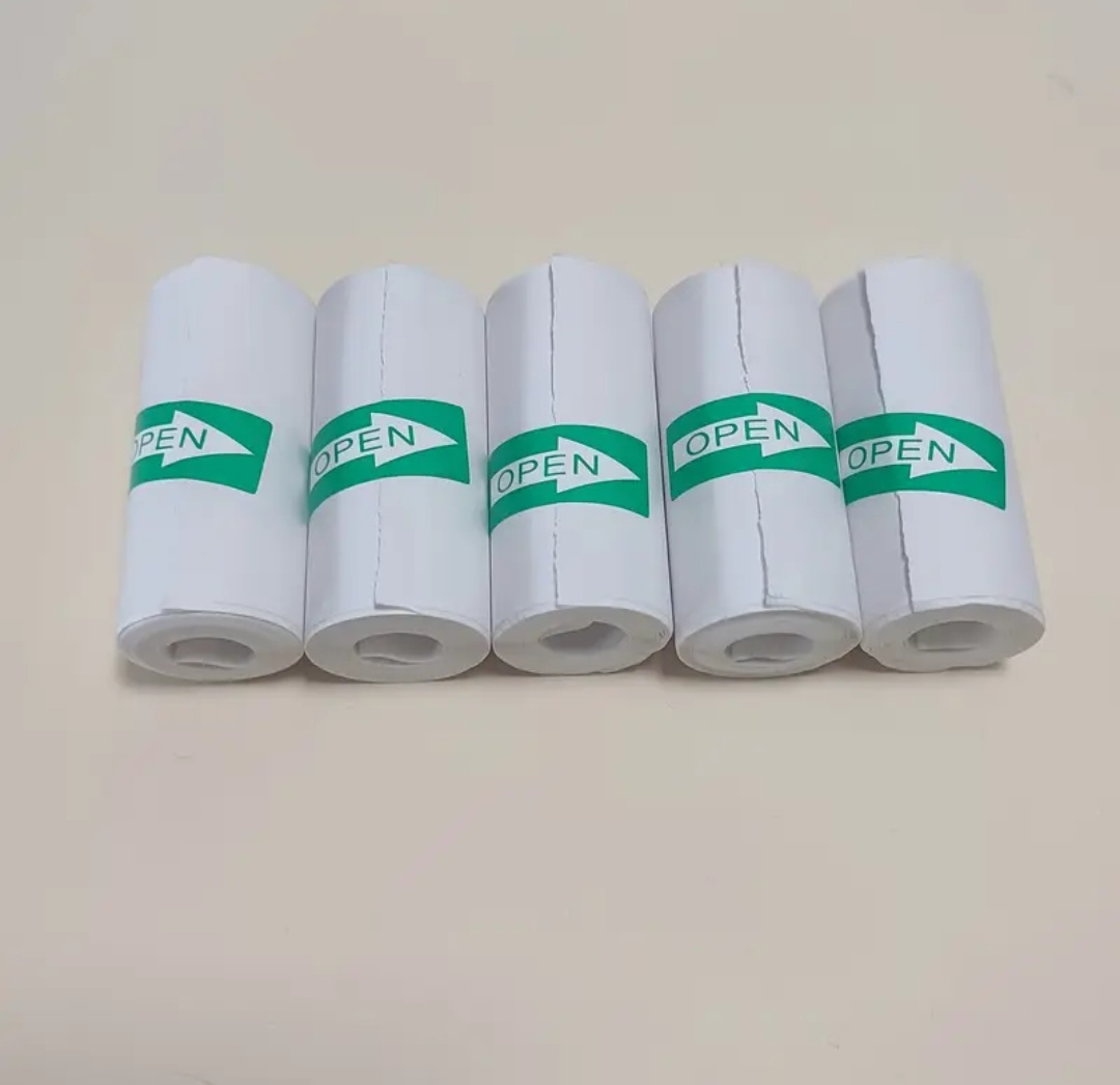 8 ROLLOS STICKER ADHESIVOS MIXTOS PARA MINI IMPRESORA INALAMBRICA - 2