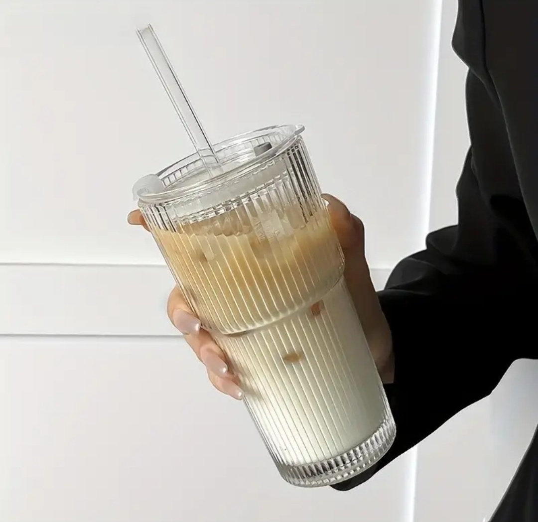 VASO DE VIDRIO CON SORBETE DE VIDRIO - 1