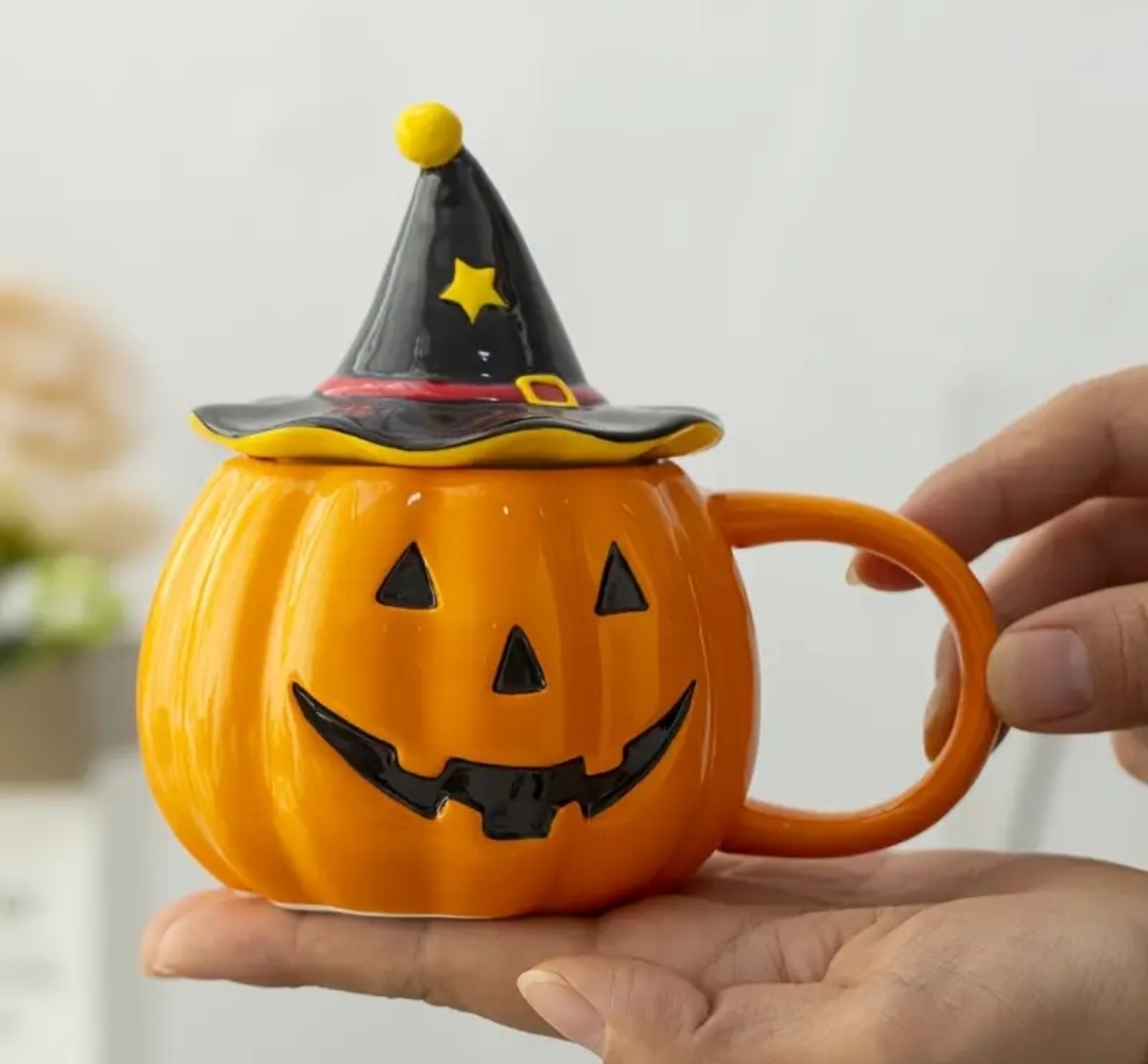 TAZA CALABAZA CON SOMBRERO - 1