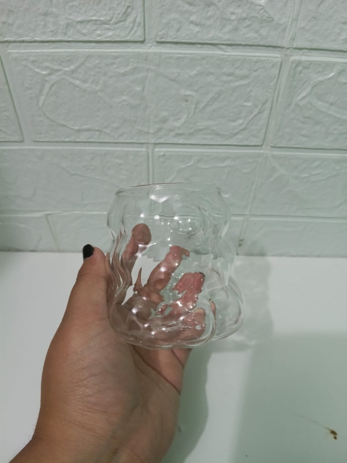 VASOS DE VIDRIO BURBUJA - 2