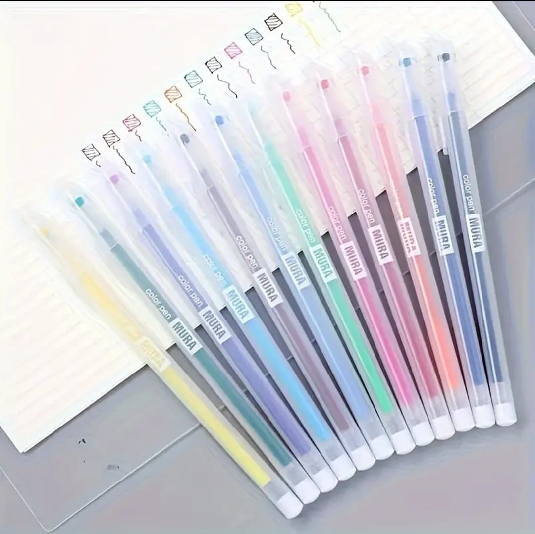 LAPICEROS DE TINTA DE GEL MULTICOLOR X 12UND - 1