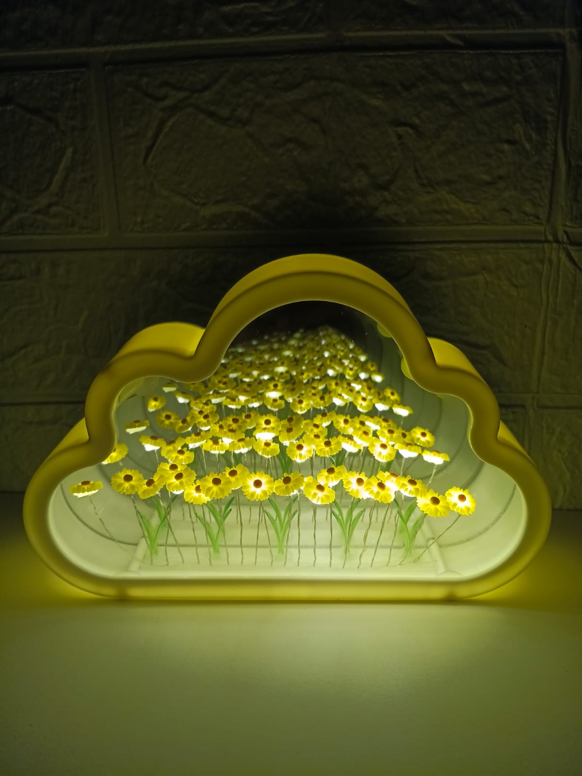 LAMPARA NUBE GIRASOL INFINITO ARMADO - 1