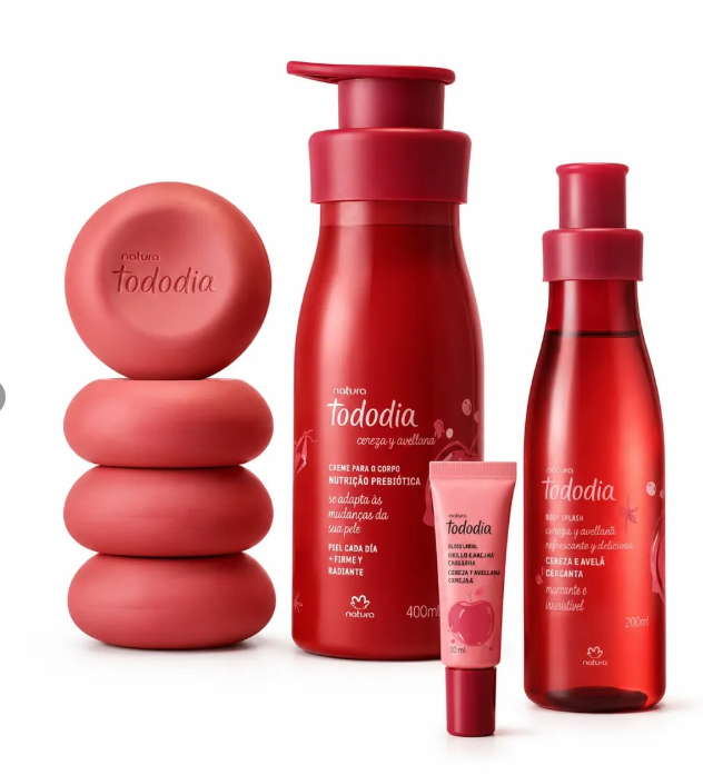 SET TODODIA BODY SPLASH MANZANA CARAMELIZADA Y VAINILLA X4 - NATURA - 1