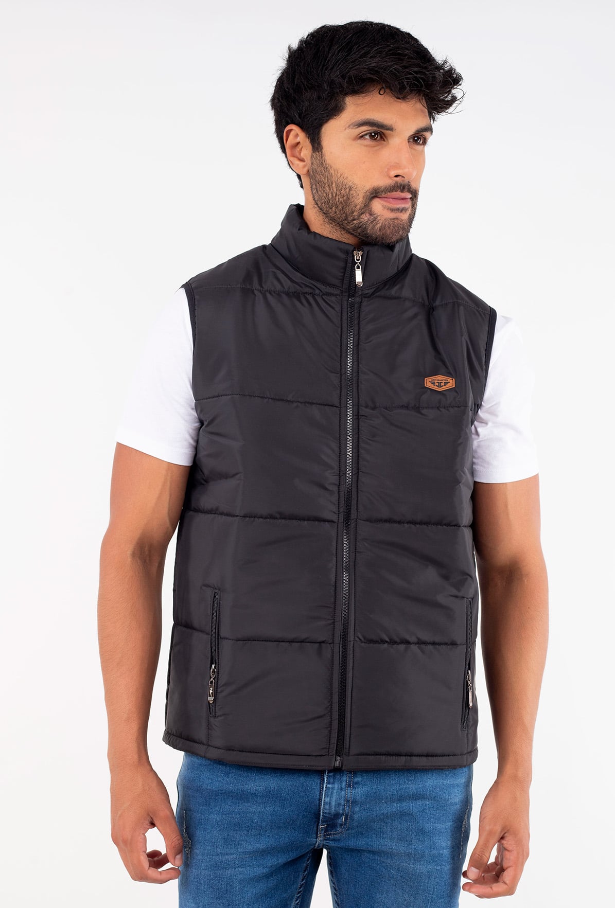 CHALECO NEGRO PUFFER JUSTO CABALLERO - 2