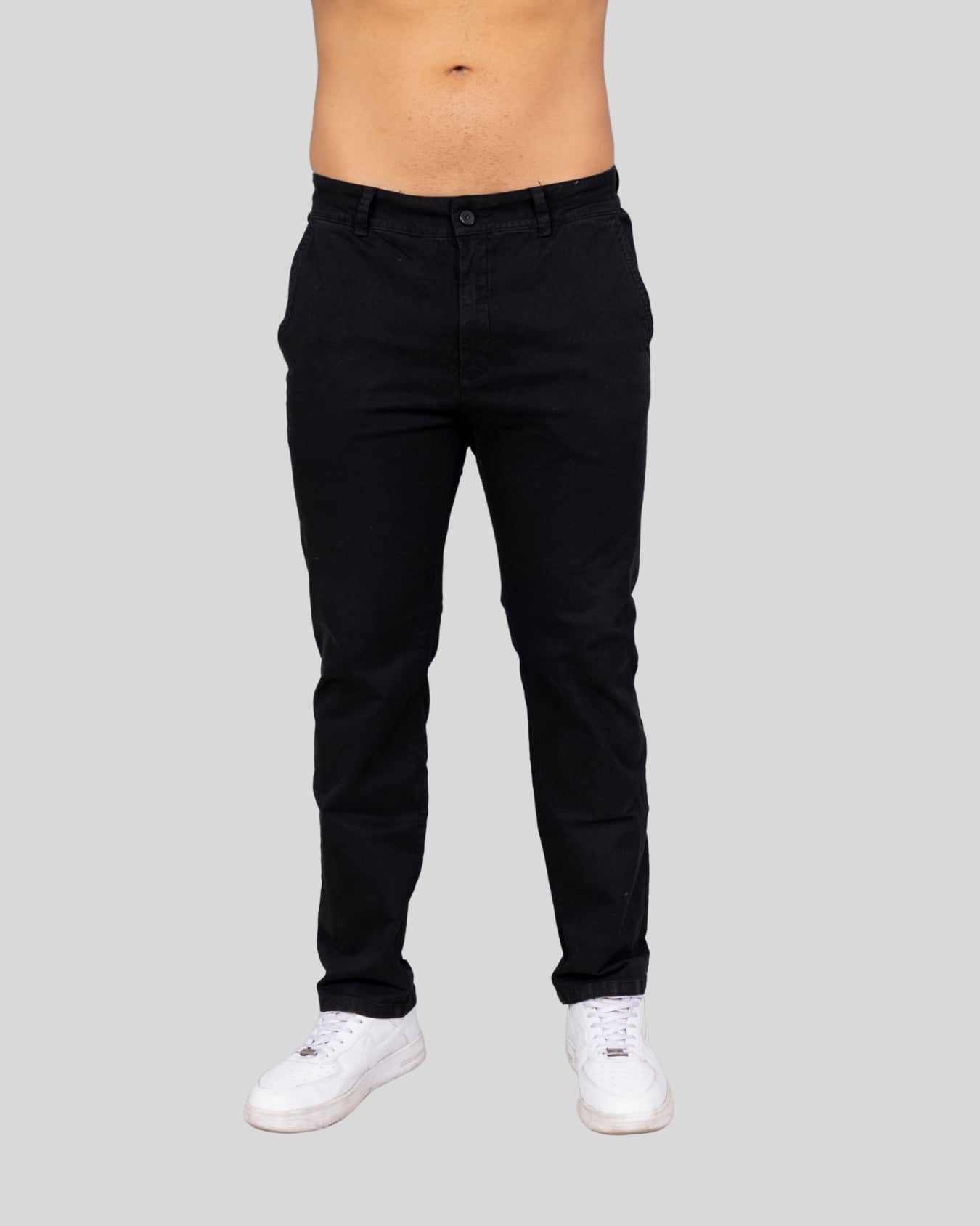PANTALON DRILL JUSTO PARA HOMBRE - 1