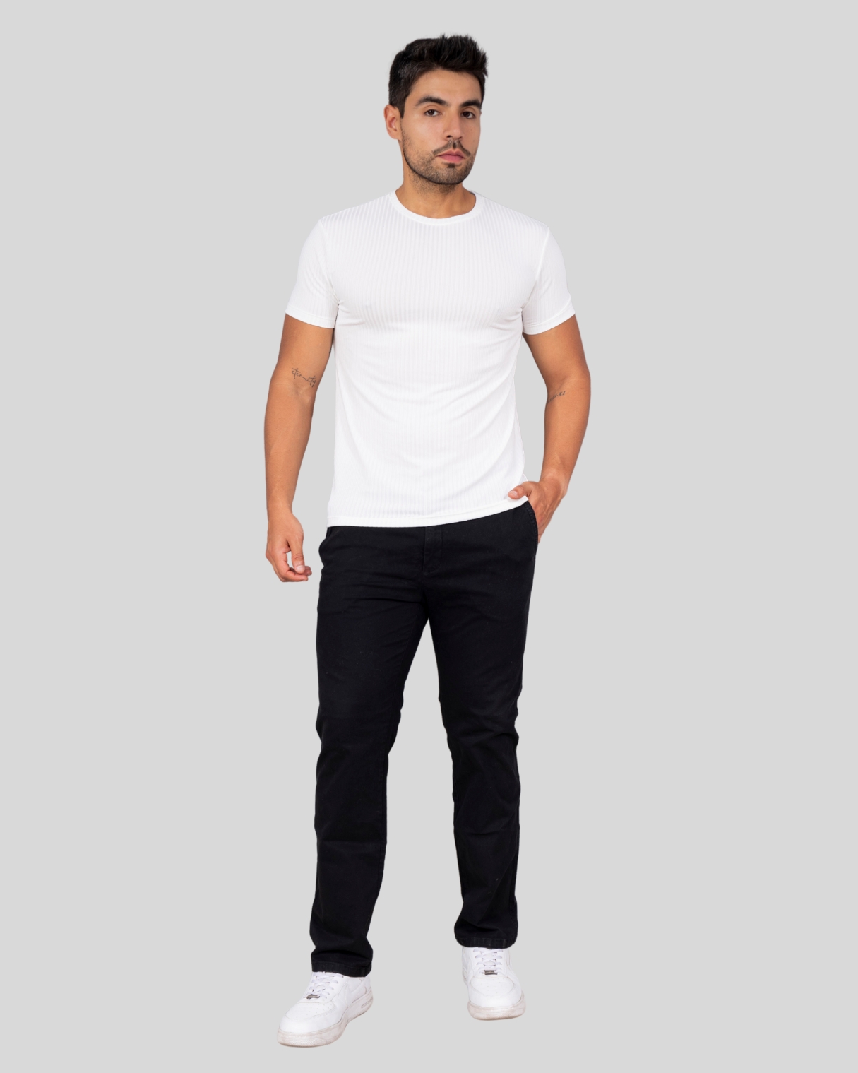 PANTALON DRILL JUSTO PARA HOMBRE - 4