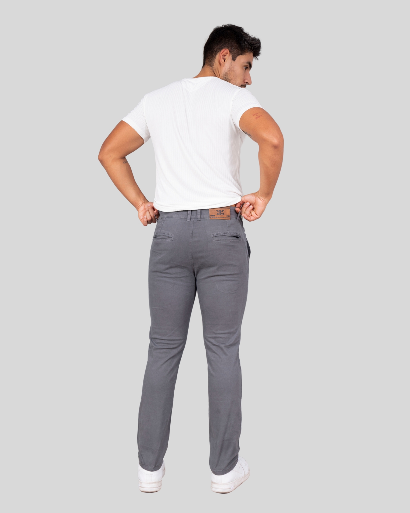 PANTALON DRILL JUSTO PARA HOMBRE - 5