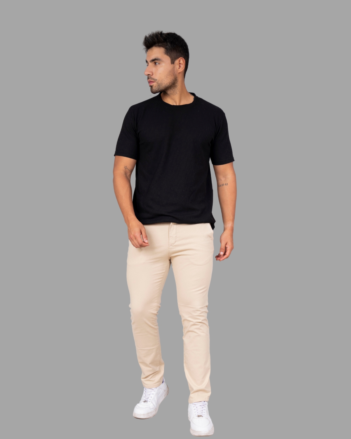 PANTALON DRILL JUSTO PARA HOMBRE - 5
