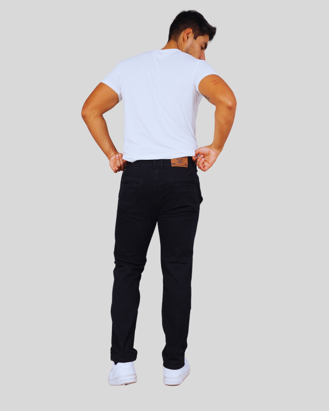 PANTALON DRILL JUSTO PARA HOMBRE - 5