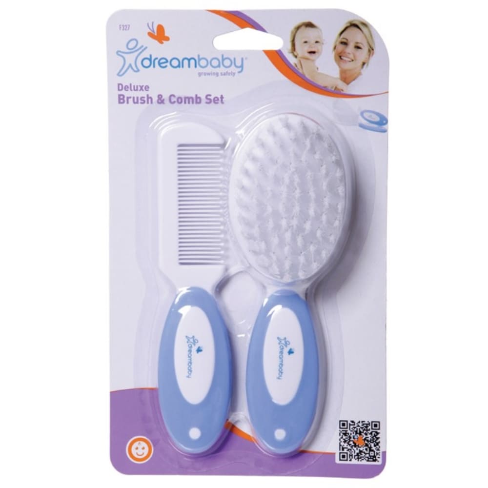 SET DREAMBABY CEPILLO Y PEINE L327 AZUL BEBE - 1