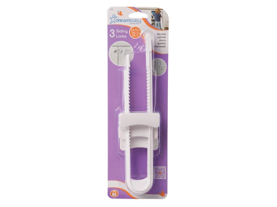 CERRADURA DREAMBABY ANTIDESLIZANTE F183 BLANCO PACK 3 - 1