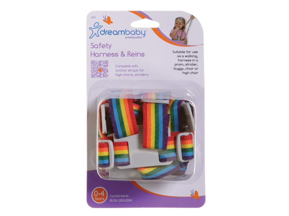 ARNÉS DREAMBABY F203 MULTICOLOR PARA SEGURIDAD RAINBOW - 1