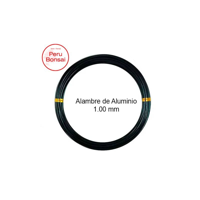 Kit Alambre Bonsai 7 Rollos Con Tijeras - Aluminio Anodizado 1.0mm A 3.0mm Para Formación De Bonsáis