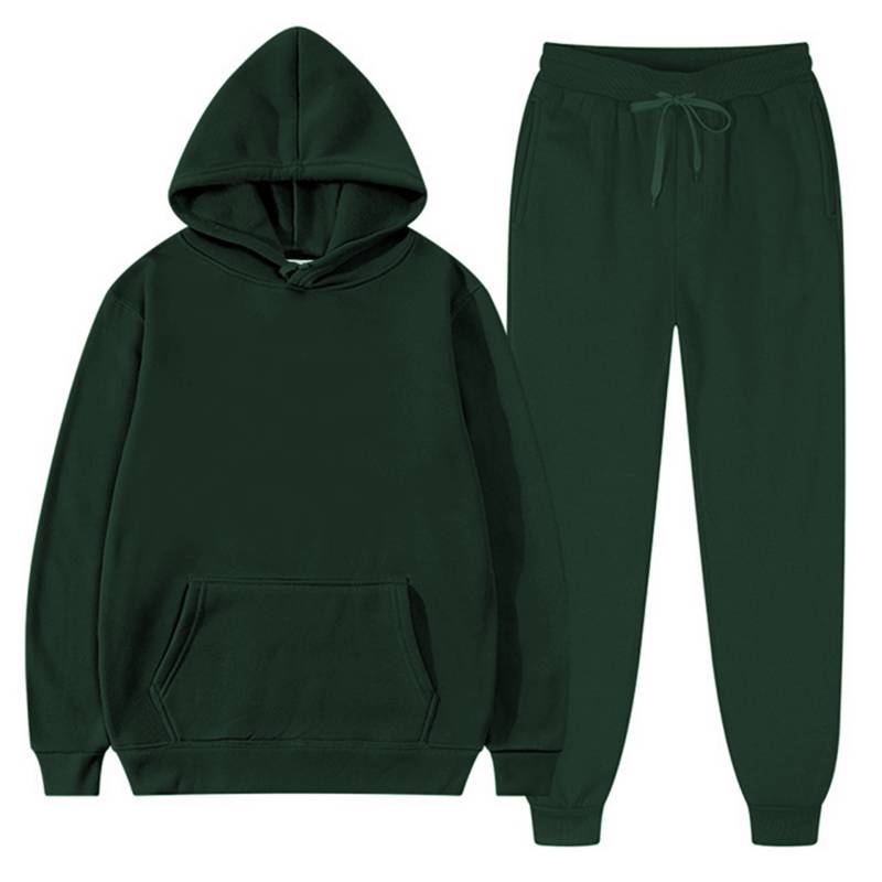 CONJUNTO ALGODÓN YANSUS VERDE MILITAR POLERA + BUZO - 1