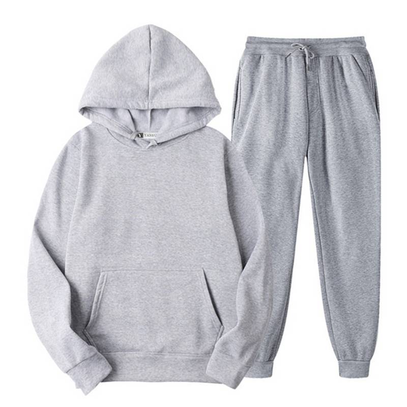 CONJUNTO ALGODÓN YANSUS GRIS POLERA + BUZO - 1