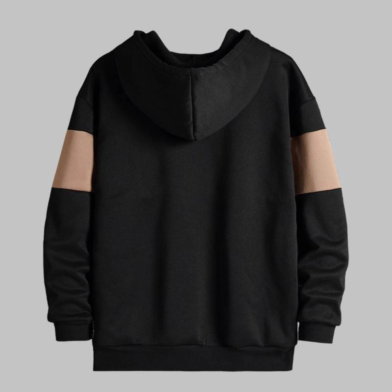 POLERA HOMBRE YANSUS BICOLOR NEGRO BEIGE - 2