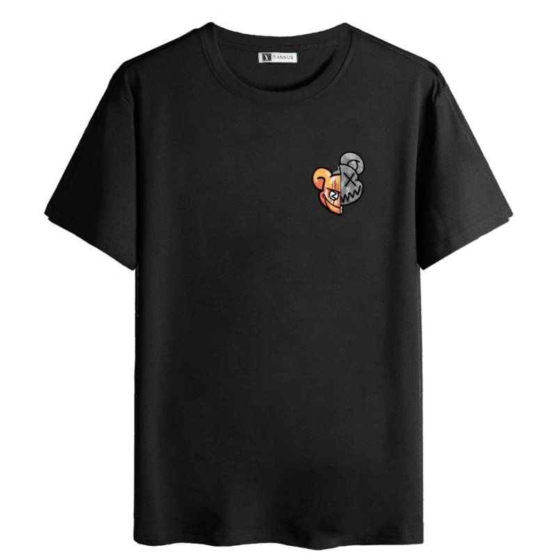 POLO ALGODÓN HOMBRE YANSUS NEGRO ESTAMPADO OSO - 2