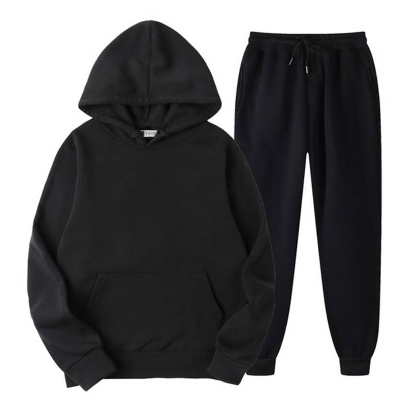 CONJUNTO POLERA BUZO YANSUS NEGRO - 1