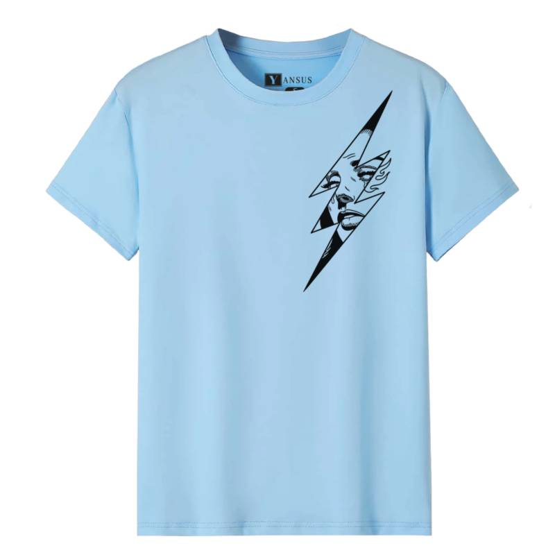 POLO ALGODÓN HOMBRE YANSUS ESTAMPADO RAYO - 1