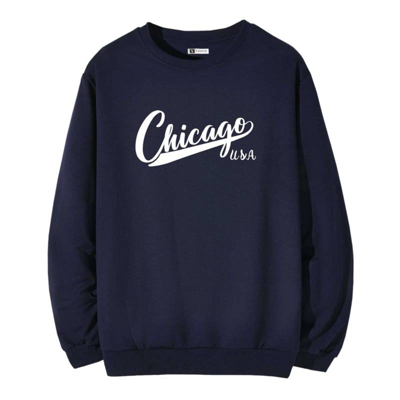 POLERA ALGODÓN PIMA HOMBRE YANSUS ESTAMPADO CHICAGO - 1