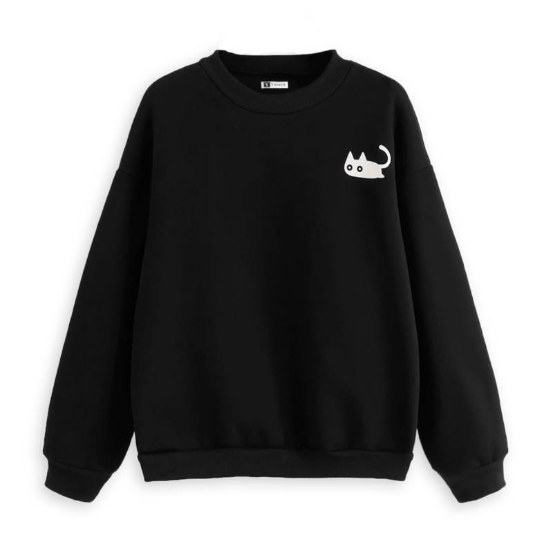 POLERA ALGODÓN HOMBRE YANSUS ESTAMPADO GATO - 1