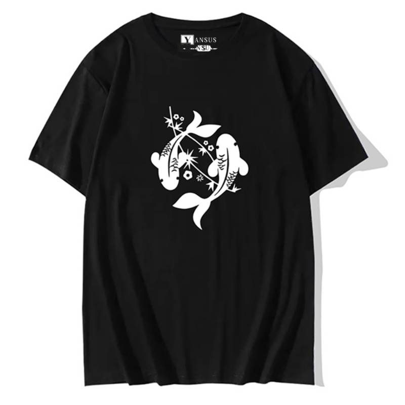 POLO ALGODÓN HOMBRE YANSUS ESTAMPADO PESCADO - 1