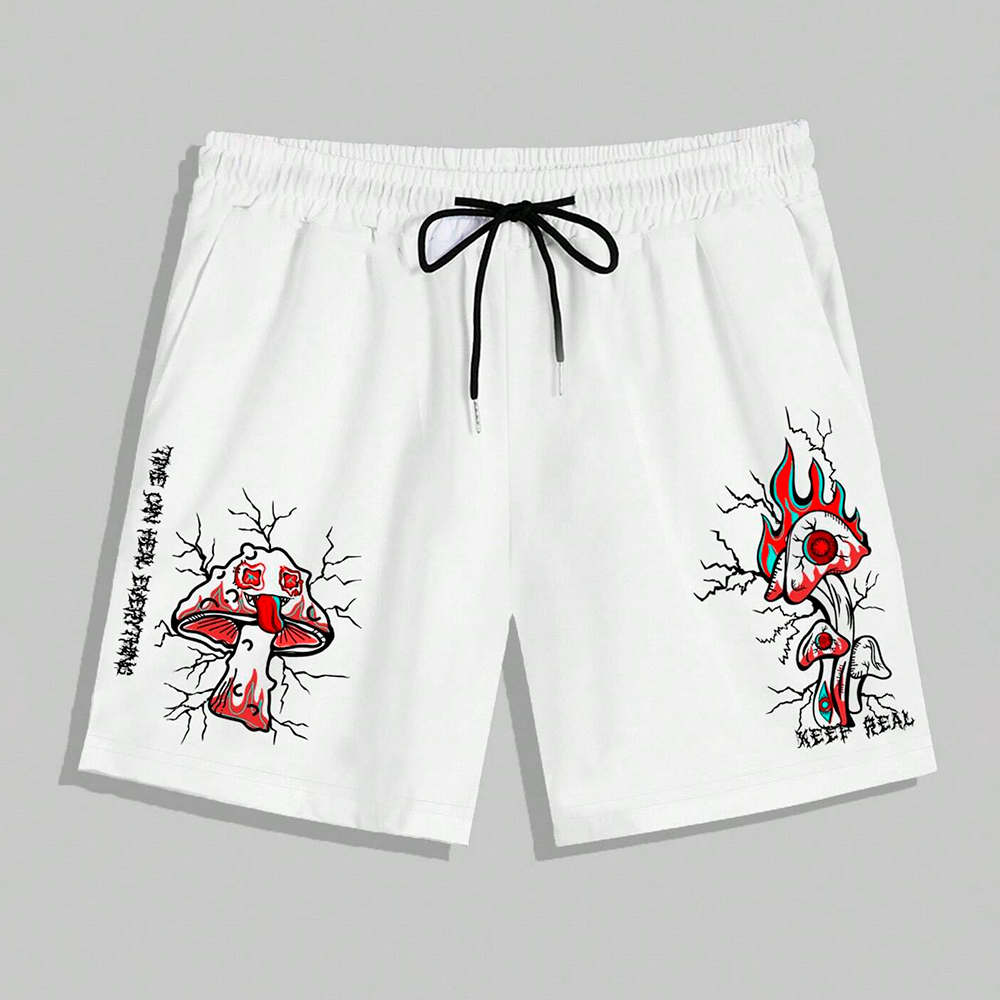 SHORT HOMBRE YANSUS ALGODON ESTAMPADO HONGO - 1
