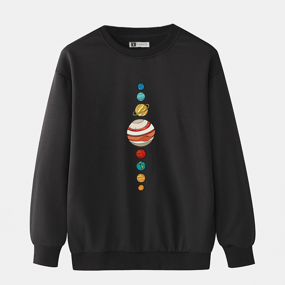 POLERA HOMBRE YANSUS ESTAMPADO SISTEMA SOLAR - 1