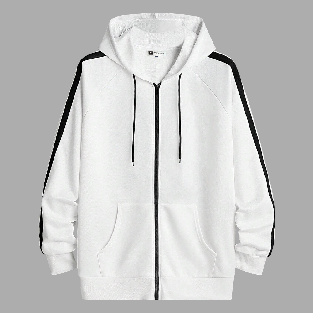 POLERA HOMBRE YANSUS BLANCO RAYAS - 1