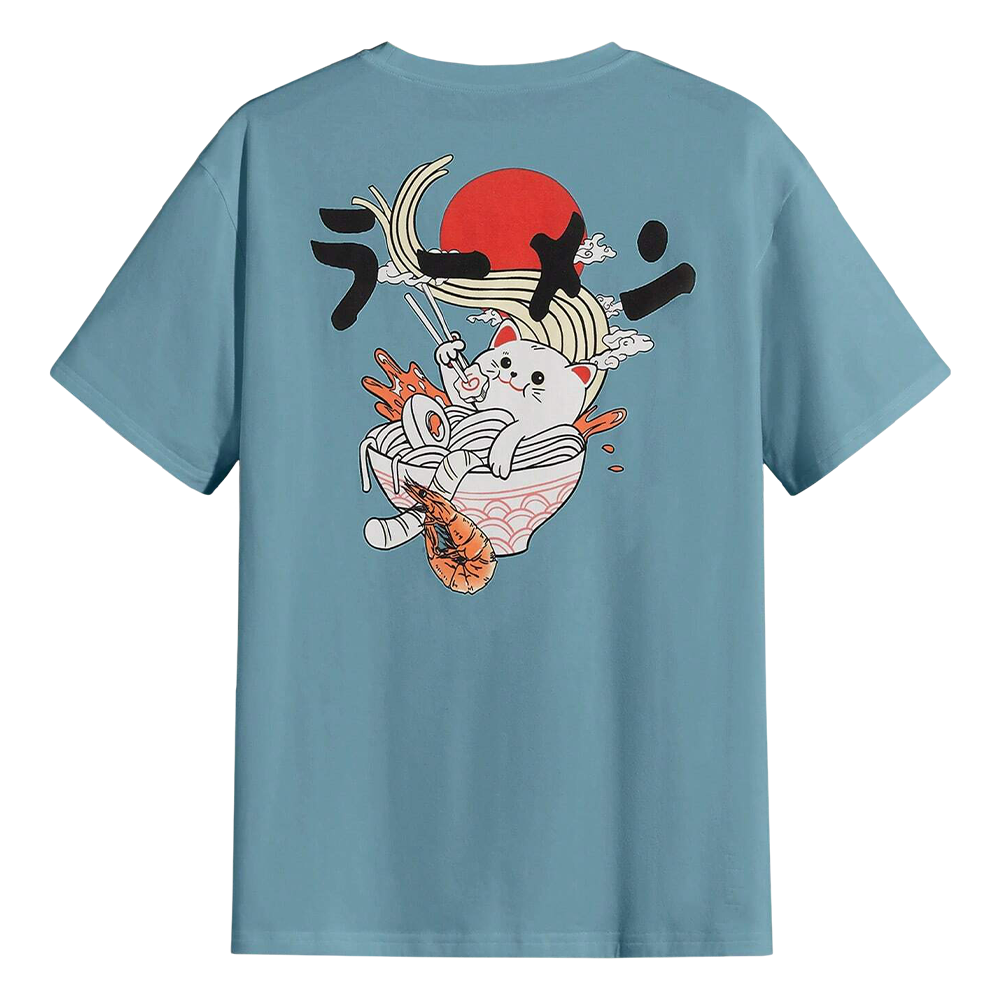 POLO HOMBRE YANSUS ESTAMPADO GATO RAMEN - 5