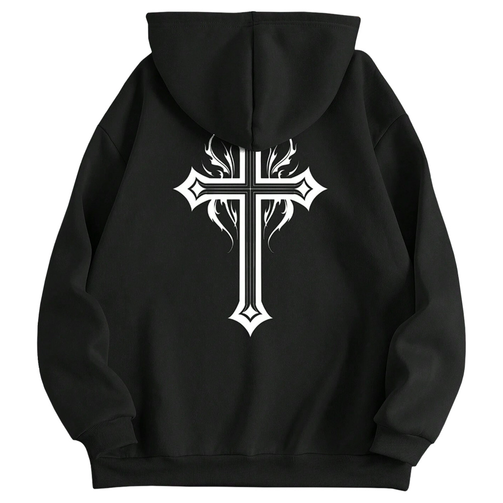 POLERA HOMBRE YANSUS NEGRO CRUZ - 1