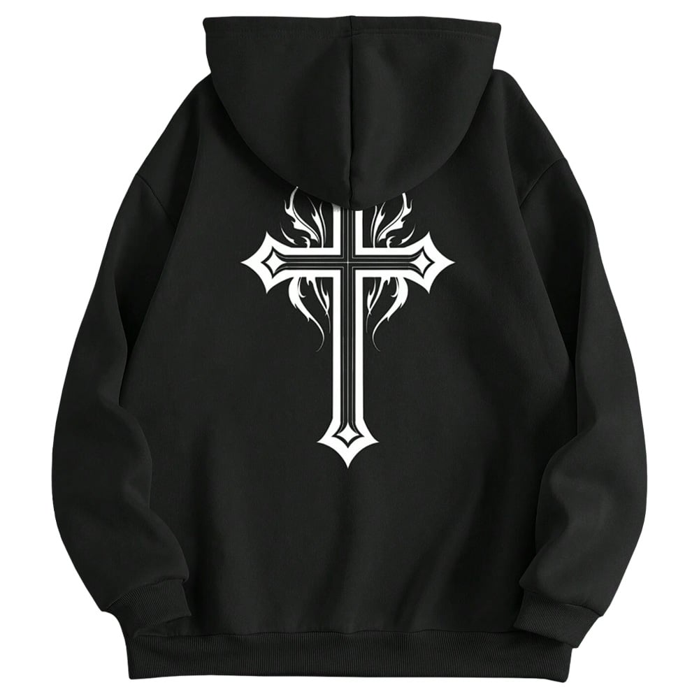 POLERA HOMBRE YANSUS NEGRO CRUZ - 1