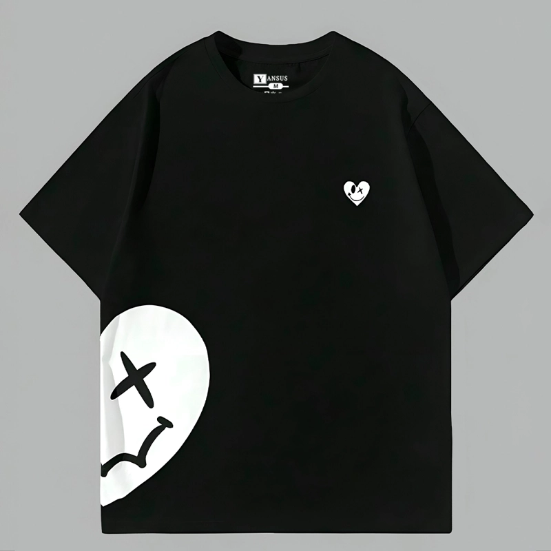 POLO BLANCO HOMBRE YANSUS ESTAMPADO CORAZON - 2