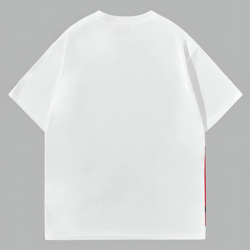 POLO BLANCO HOMBRE OVERSIZE YANSUS ESTAMPADO CORAZON - 3