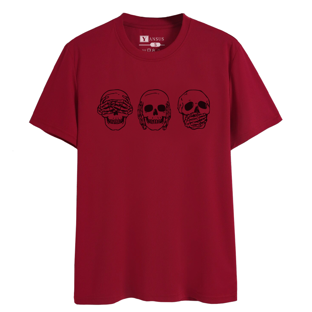 POLO HOMBRE YANSUS ESTAMPADO CALAVERAS - 1