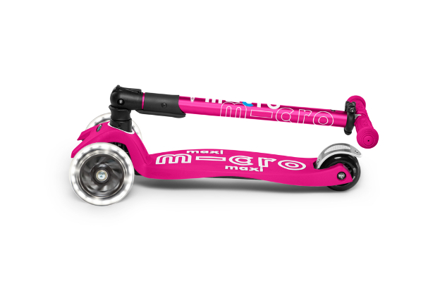 SCOOTER MAXI MICRO DELUXE FOLDABLE LED ROSADO - 2