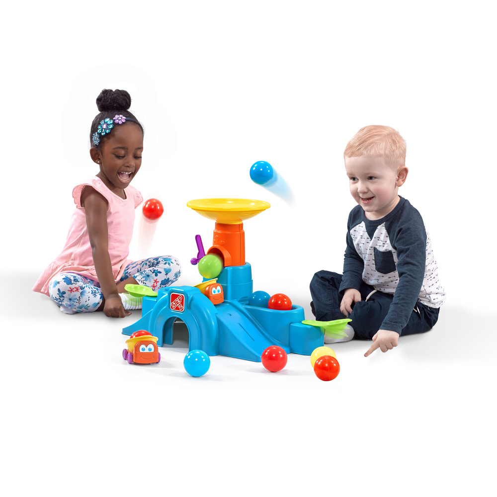 JUEGO PARA NIÑOS STEP 2 TÚNEL DE ESTIMULACIÓN CON PELOTAS Y CARRITOS - 1