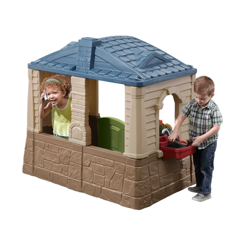 STEP2 CASITA INFANTIL ORDENADA TECHO AZUL OSCURO - 3