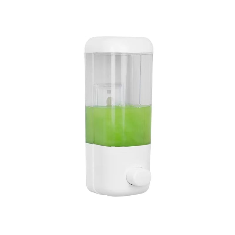 DISPENSADOR DE JABÓN BLANCO MANUAL - 1