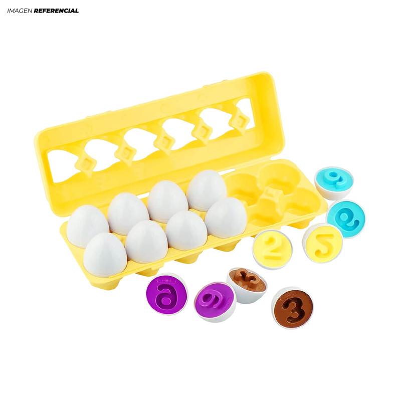 JUEGO DIDÁCTICO EDUCATIVO HUEVOS EN CAJA - 1