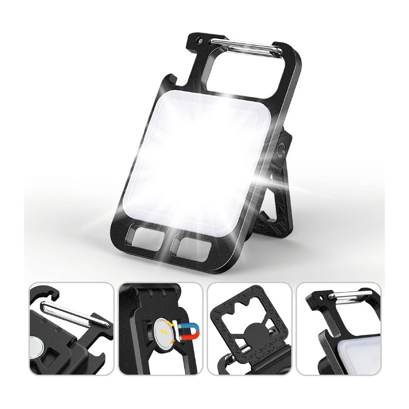 MINI LINTERNA LLAVERO CON LUZ LED RECARGABLE - 1