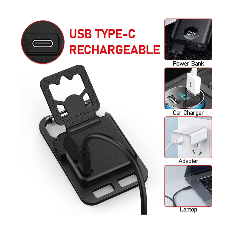 MINI LINTERNA LLAVERO CON LUZ LED RECARGABLE - 2