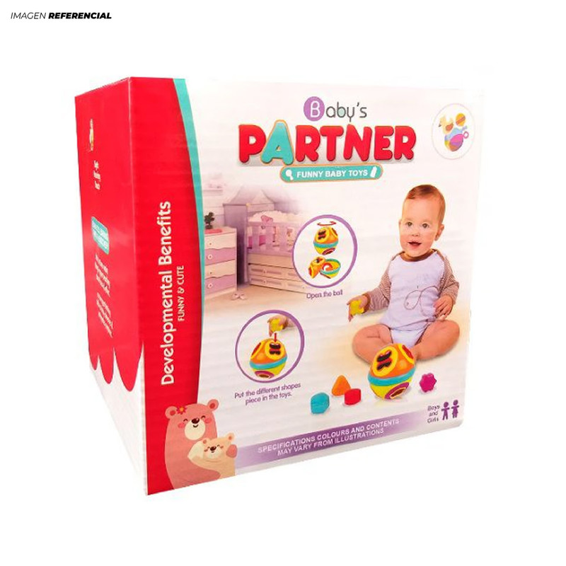 JUGUETE DIDÁCTICO PELOTA INTERACTIVA PARA BEBES - 2